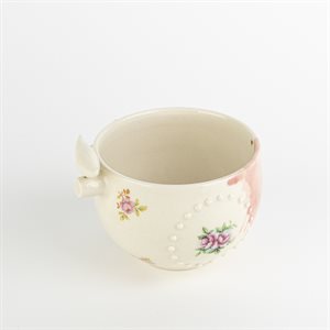 Petit bol Rococo avec ornement oiseau 3D #1