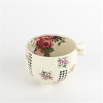 Small Rococo Bowl with 3D Bird Ornament #1