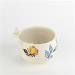 Small Rococo Bowl with 3D Bird Ornament #2