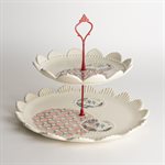 Rococo 2 levels presentation tray, model 1