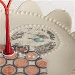 Rococo 2 levels presentation tray, model 1