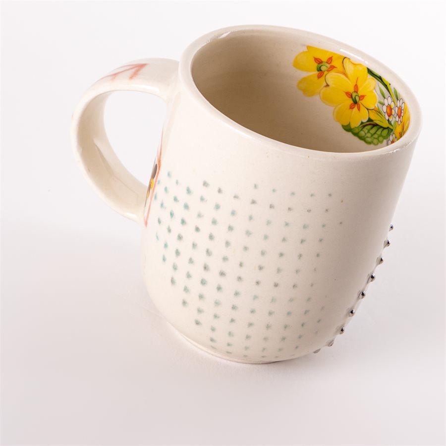 Petite tasse en céramique, collection Rococo Bling Bling, modèle 5 Petite tasse en céramique, collection Rococo Bling Bling, modèle 5