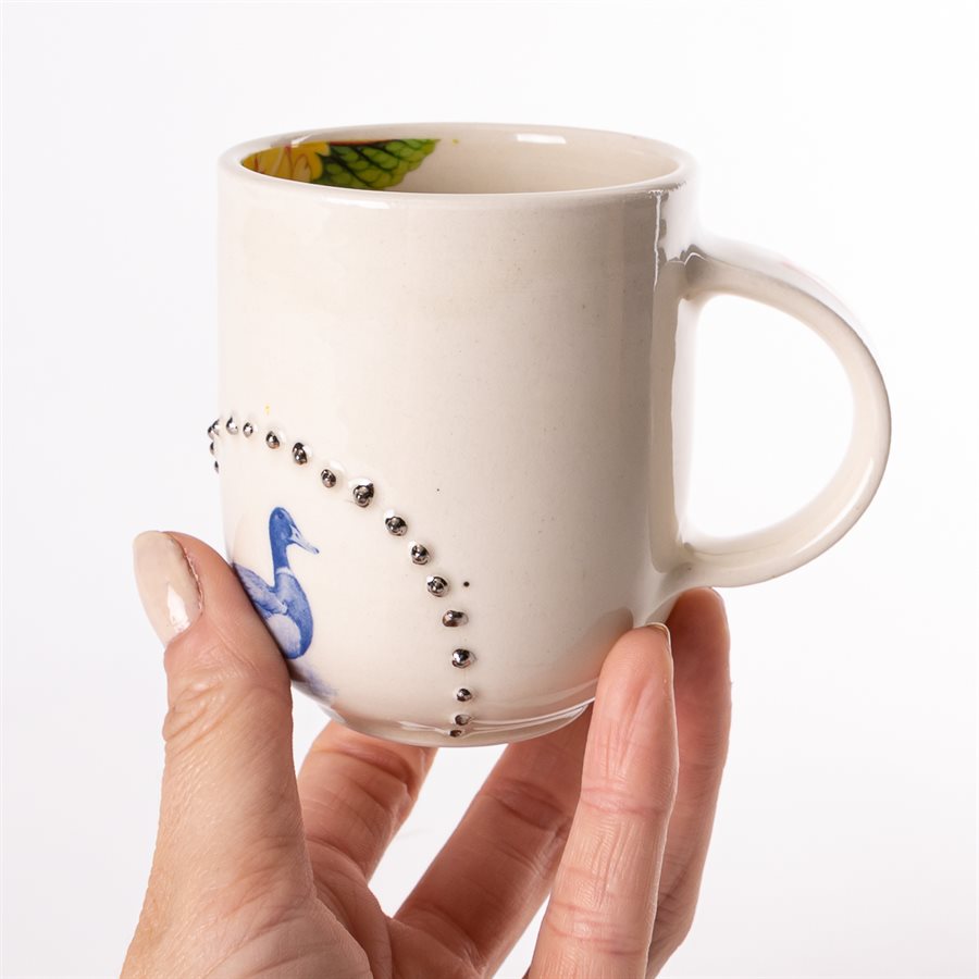 Petite tasse en céramique, collection Rococo Bling Bling, modèle 5 Petite tasse en céramique, collection Rococo Bling Bling, modèle 5