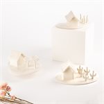 Small scene The garden and the house