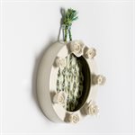 Tableau mural floral 3D en céramique- Modèle 2