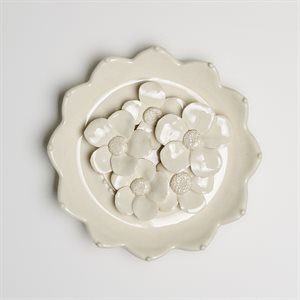 Tableau mural floral 3D en céramique - Modèle 3