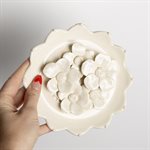 Tableau mural floral 3D en céramique - Modèle 3