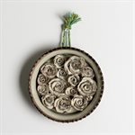 3D Ceramic Floral Wall Art - Model 4
