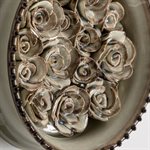 3D Ceramic Floral Wall Art - Model 4