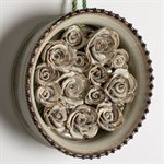 3D Ceramic Floral Wall Art - Model 4