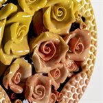 3D Ceramic Floral Wall Art - Model 5