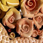 3D Ceramic Floral Wall Art - Model 5