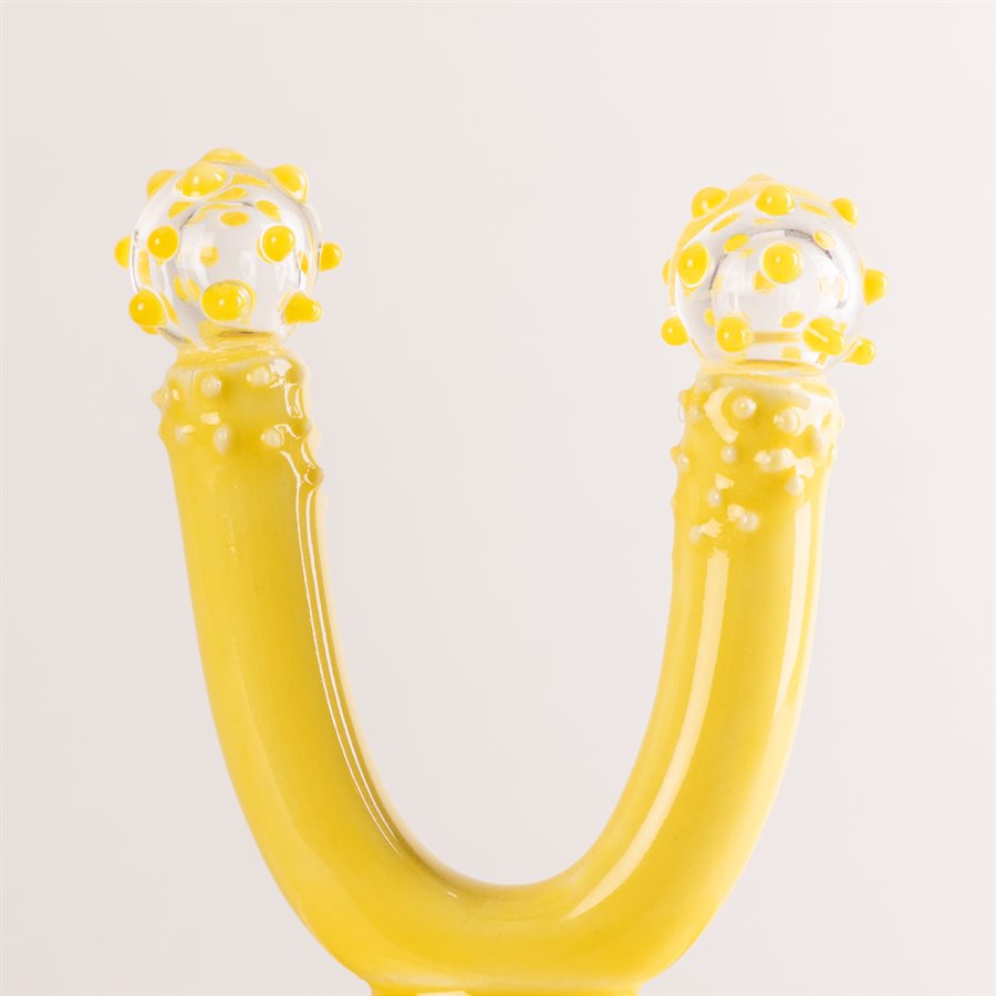 Théière en céramique et bouton de verre Théière en céramique et bouton de verre