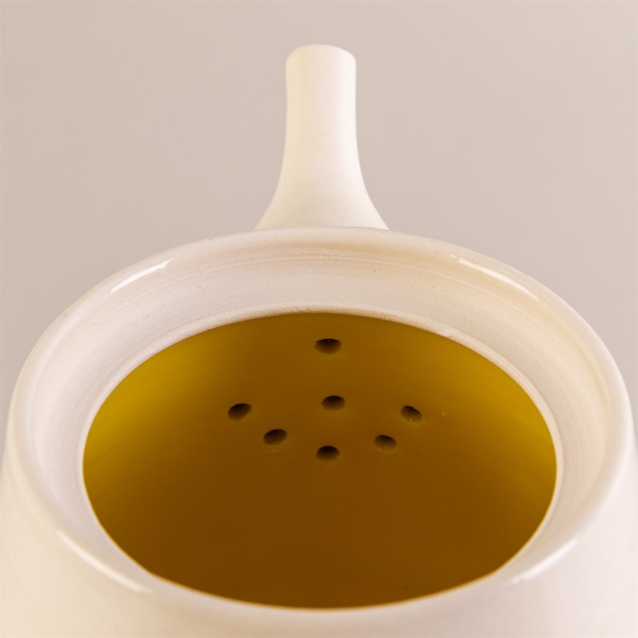 Théière en céramique et bouton de verre Théière en céramique et bouton de verre