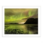 Iodine-tinged aurora borealis
