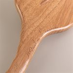 Miroir coiffeuse en noyer cendré sculpté, modèle rose