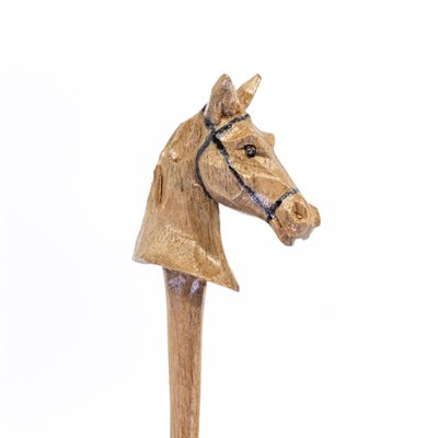Pic à cheveux en bois sculpté Pic à cheveux en bois sculpté