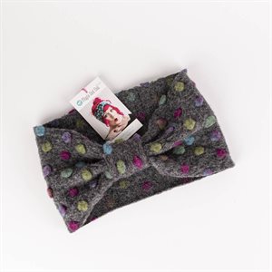 Bandeau chaud en tricot feutré et polar 1