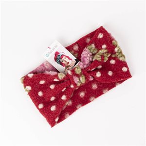 Bandeau chaud en tricot feutré et polar 5