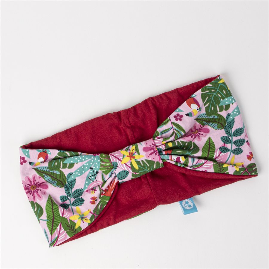 Bandeau à cheveux large réversible avec effet noué 15 Bandeau à cheveux large réversible avec effet noué 15