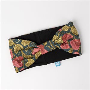 Wide reversible hairband with knotted effect 16