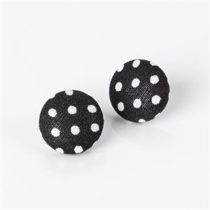 Fabric ear stud 12