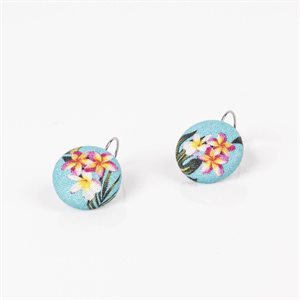 Dangly fabric earring 7