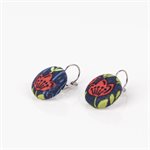 Dangly fabric earring 8 Dangly fabric earring 8