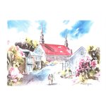 Greeting card, 132 road in Saint-Jean-Port-Joli