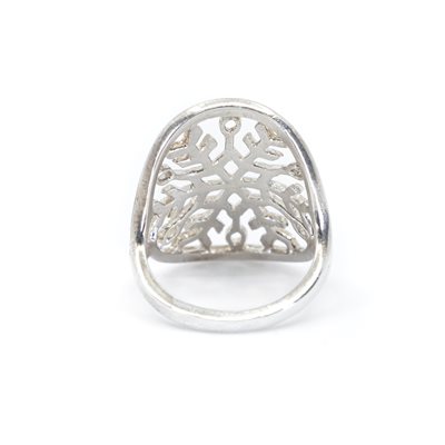 Bague flocon de neige, grandeur 6 Bague flocon de neige, grandeur 6