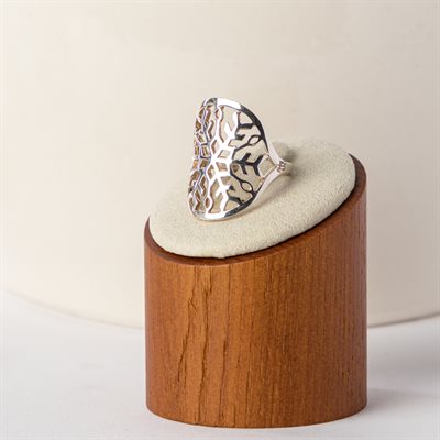 Bague flocon de neige, grandeur 6 Bague flocon de neige, grandeur 6