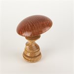 Handcrafted wood carving – Decorative mushroom in cottie maple and box elder