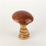 Handcrafted wood carving – Decorative mushroom in cottie maple and box elder