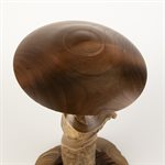 Sculpture artisanale en bois – champignon décoratif en cèdre et érable