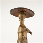 Sculpture artisanale en bois – champignon décoratif en cèdre et érable