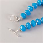 Bracelet en billes de verre façonnées à la flamme