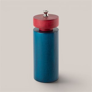Moulin à poivre parfumeuse (petite) Framboise et turquoise
