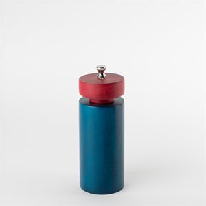 Perfumed pepper mill (small) Raspberry and turquoise