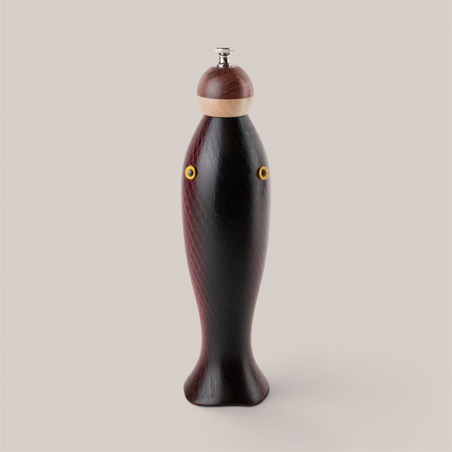 Fish Pepper Mill (Large) Red