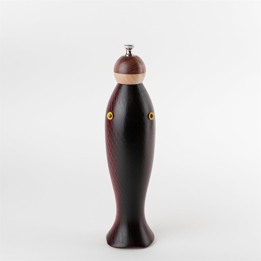 Fish Pepper Mill (Large) Red Fish Pepper Mill (Large) Red