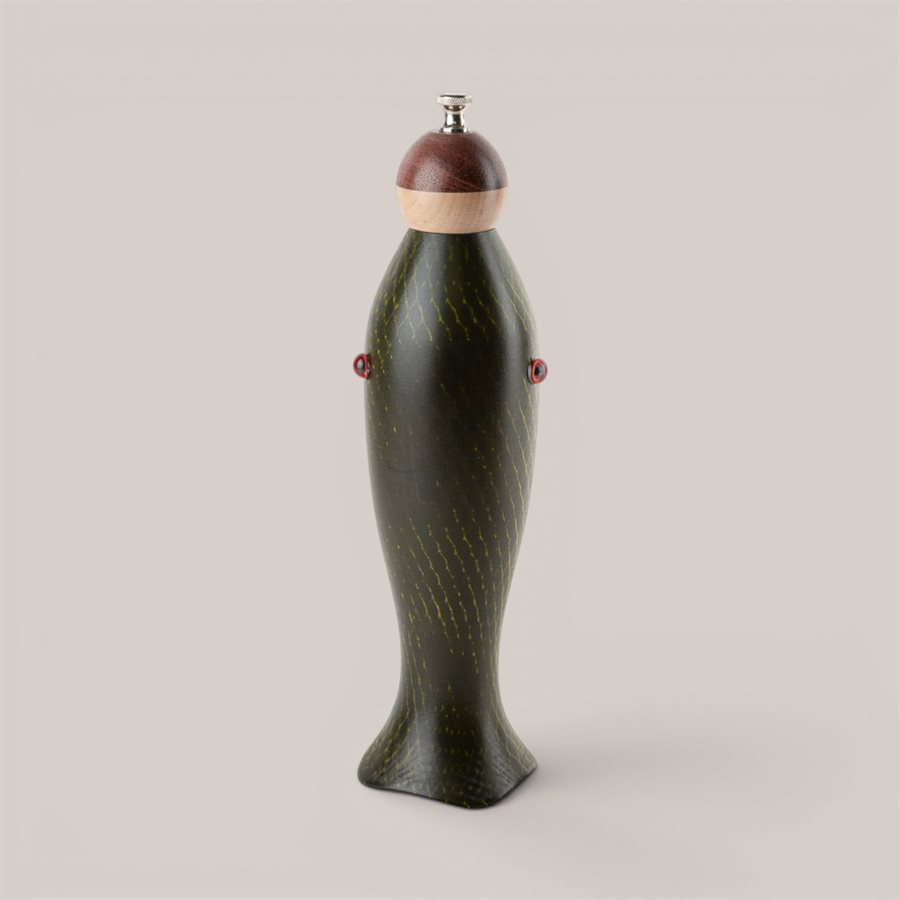 Fish Pepper Mill (Large) Green