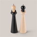 Peppermill evening dress Naturel and black