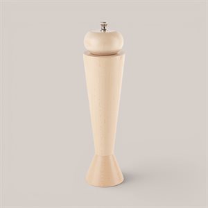 Geometric Pepper Mill Natural wood