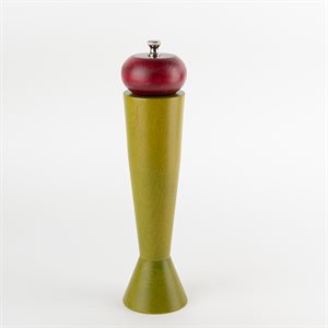 Geometric Pepper Mill Raspberry and lime