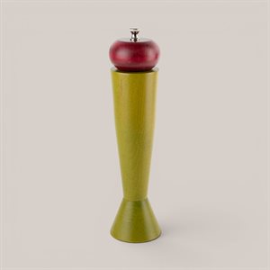 Geometric Pepper Mill Raspberry and lime