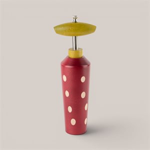 Shaker Pepper Mill Raspberry and dotted lime