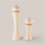 Convex Pepper Mill (Large) Natural wood