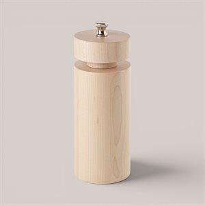 Small perfume salt mill Natural wood