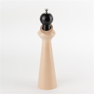 Moulin à sel robe de soirée - Noir et naturel