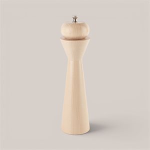 Geometric Salt Mill (Large) Natural wood